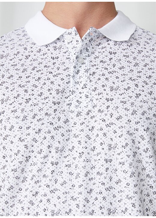 Lee Cooper Polo Yaka Beyaz Erkek T-Shirt 232 LCM 242036 NEWBERNARD BEYAZ 4