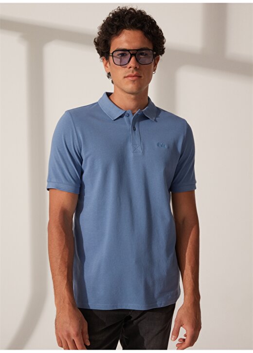 Lee Cooper Açık Mavi Erkek Polo T-Shirt 232 LCM 242048 TWINS AÇIK MAVİ 1
