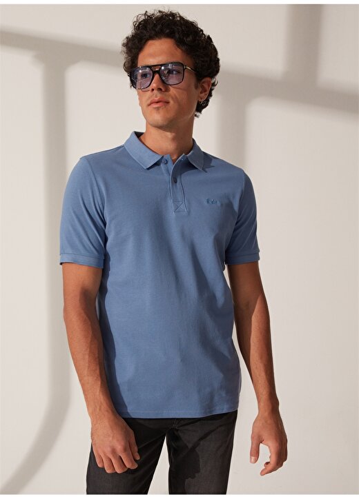 Lee Cooper Açık Mavi Erkek Polo T-Shirt 232 LCM 242048 TWINS AÇIK MAVİ 2