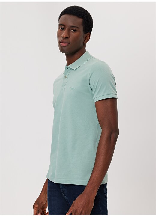 Lee Cooper Yeşil Erkek Polo T-Shirt 232 LCM 242048 TWINS ÇAĞLA YEŞİLİ 3
