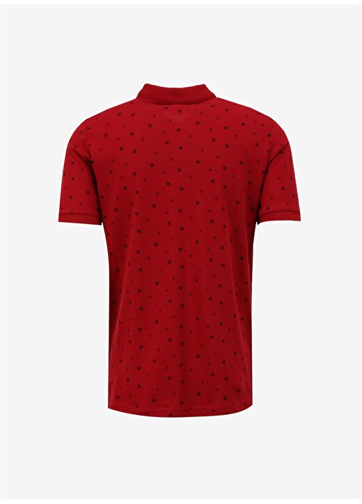 Lee Cooper Koyu Kırmızı Erkek Polo T-Shirt 232 LCM 242034 NEWANDY K.KIRMIZI 2