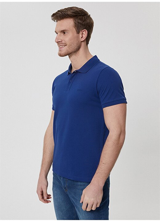 Lee Cooper Koyu Mavi Erkek Polo T-Shirt 232 LCM 242048 TWINS GECE MAVİSİ 3
