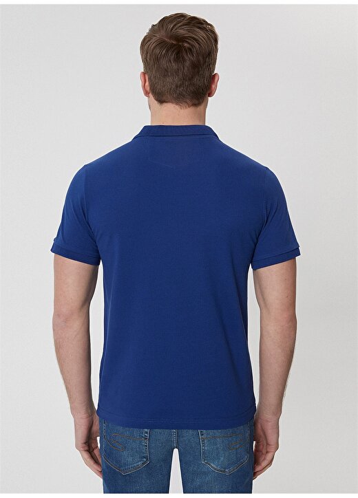 Lee Cooper Koyu Mavi Erkek Polo T-Shirt 232 LCM 242048 TWINS GECE MAVİSİ 4