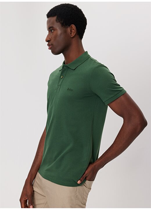 Lee Cooper Koyu Yeşil Erkek Polo T-Shirt 232 LCM 242048 TWINS K.YEŞİL 3