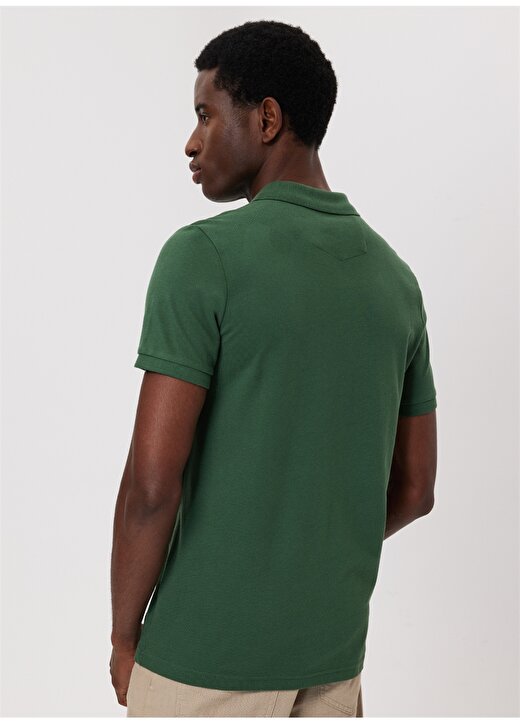 Lee Cooper Koyu Yeşil Erkek Polo T-Shirt 232 LCM 242048 TWINS K.YEŞİL 4