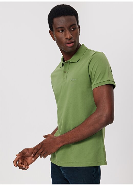 Lee Cooper Açık Yeşil Erkek Polo T-Shirt 232 LCM 242048 TWINS OLIVE 3