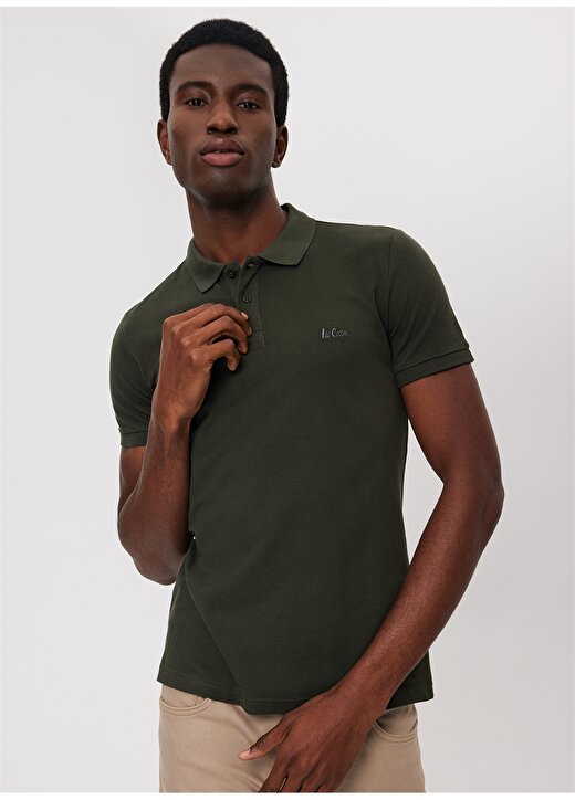 Lee Cooper Yeşil Erkek Polo T-Shirt 232 LCM 242048 TWINS YEŞİL 2
