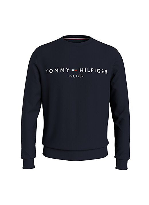 Tommy Hilfiger Bisiklet Yaka Mavi Erkek Sweatshırt MW0MW11596DW5 1