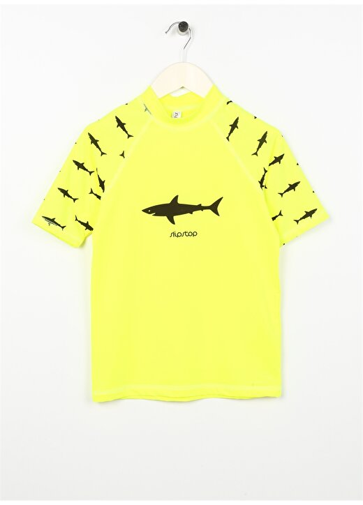 Slipstop Desenli Sarı Erkek Çocuk T-Shirt ST20120023 1