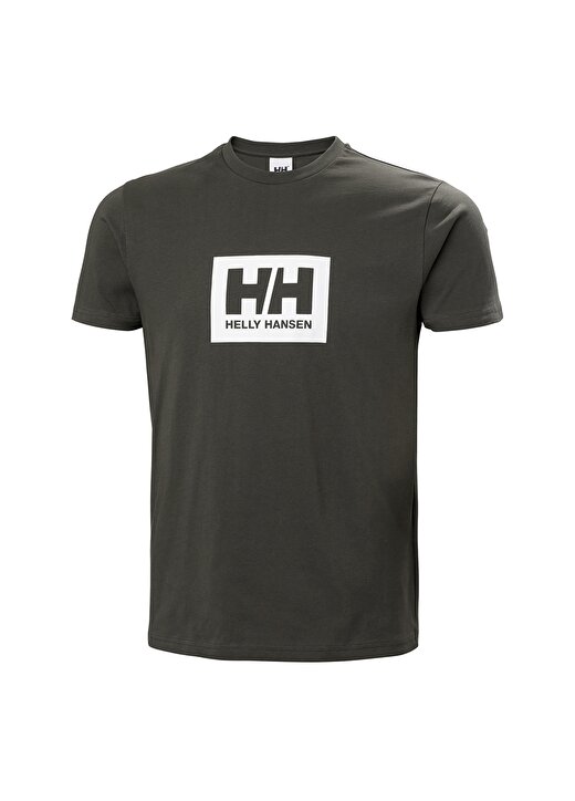 Helly Hansen Bisiklet Yaka Siyah Erkek T-Shirt HHA.53285_HH BOX T 1