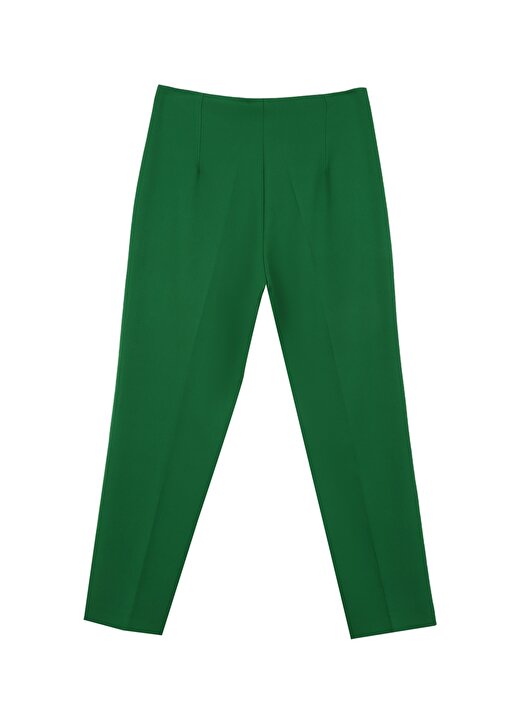 Selen Normal Bel Standart Yeşil Kadın Pantolon 23YSL5003 2
