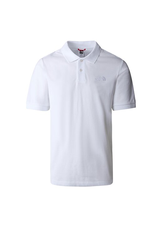 The North Face Düz Beyaz Erkek Polo T-Shirt NF00CG71FN41_M POLO PIQUET-EU 1