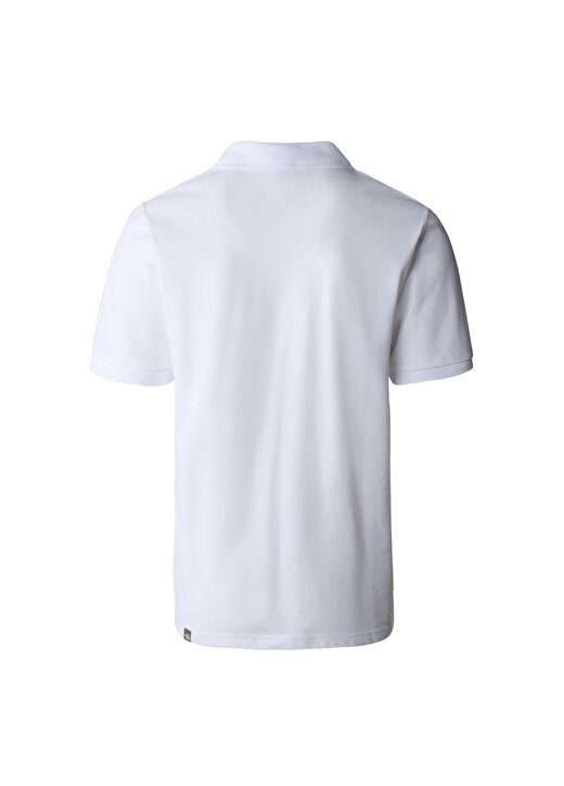The North Face Düz Beyaz Erkek Polo T-Shirt NF00CG71FN41_M POLO PIQUET-EU 2