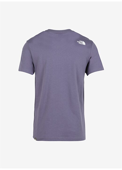The North Face Bisiklet Yaka Düz Mor Erkek T-Shirt NF0A7X1MN141_M S/S NEVER STOP EXPLO 2