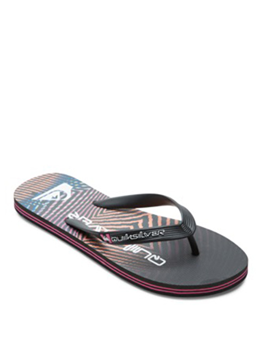 Quiksilver Siyah - Pembe Erkek Terlik AQYL101287 MOLOKAI WORDBLOCK 1