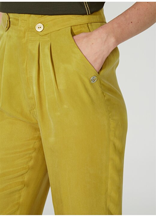Pierre Cardin Normal Bel Havuç Yeşil Kadın Pantolon MASSI-P 3