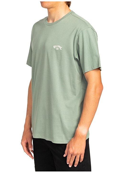 Billabong Yuvarlak Yaka Yeşil Erkek T-Shirt EBYKT00101 ARCH CREW SS 2