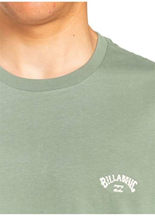 Billabong Yuvarlak Yaka Yeşil Erkek T-Shirt EBYKT00101 ARCH CREW SS 4