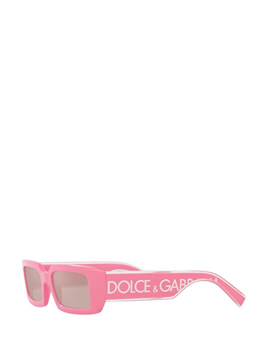 Dolce&Gabbana DG6187 Dikdörtgen Pembe Kadın Güneş Gözlüğü 3