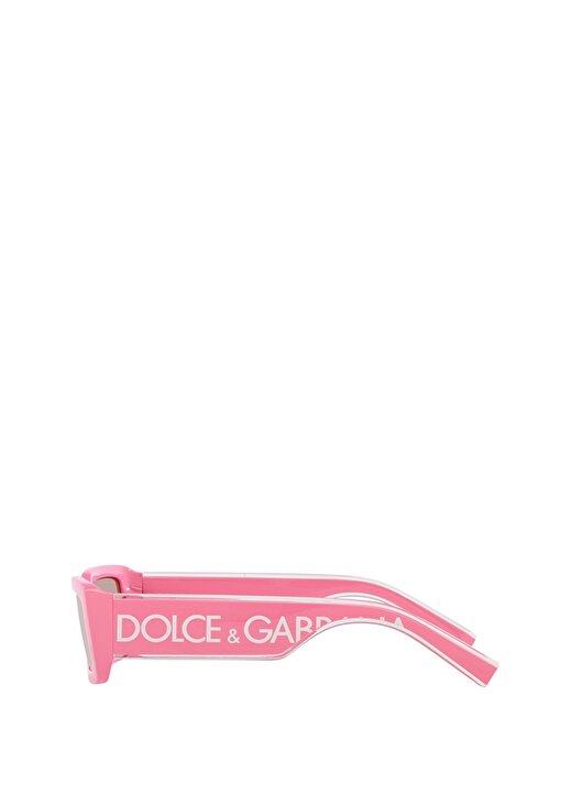 Dolce&Gabbana DG6187 Dikdörtgen Pembe Kadın Güneş Gözlüğü 4