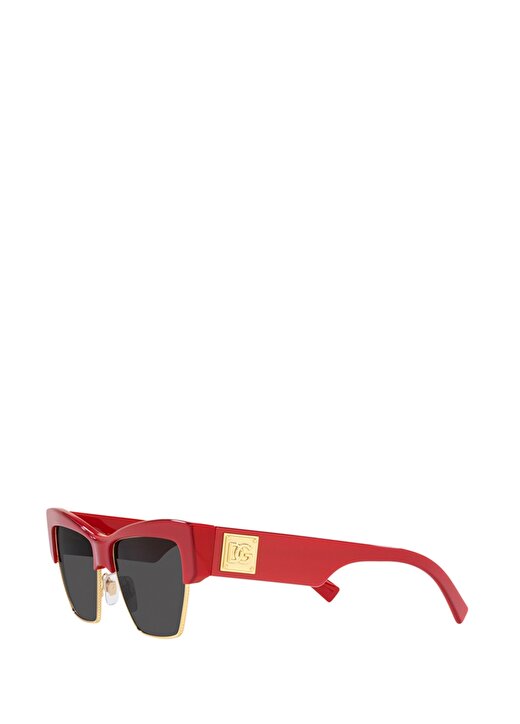 Dolce&Gabbana DG4415 Çekik Kırmızı Kadın Güneş Gözlüğü 3