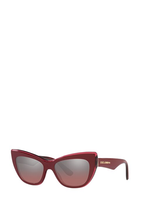 Dolce&Gabbana DG4417 Çekik Bordo Kadın Güneş Gözlüğü 2