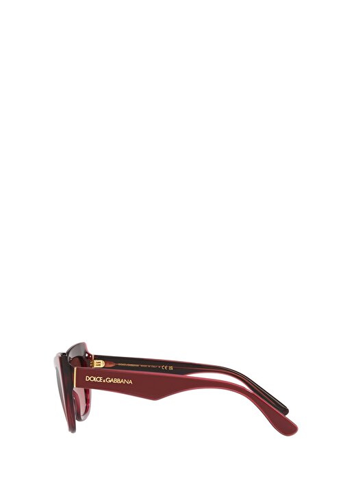 Dolce&Gabbana DG4417 Çekik Bordo Kadın Güneş Gözlüğü 4