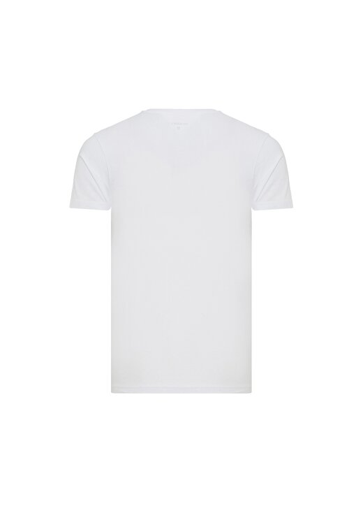 Merrell Bisiklet Yaka Beyaz Erkek T-Shirt M3TRAD T-Shirt 2