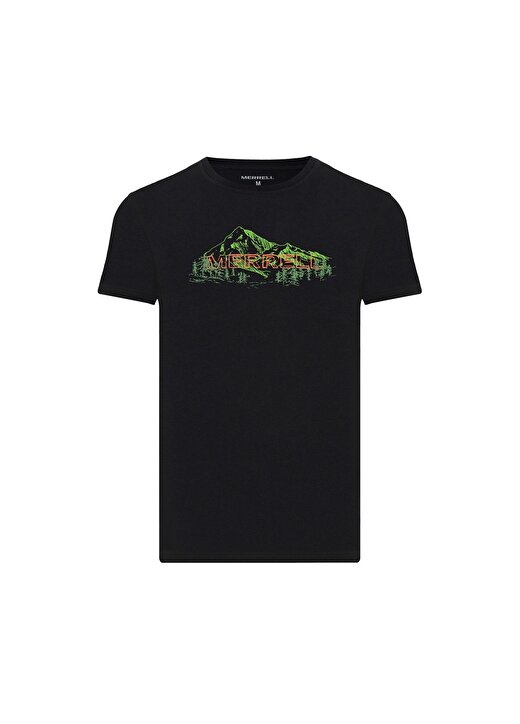 Merrell Bisiklet Yaka Siyah Erkek T-Shirt M3TOD T-Shirt 1