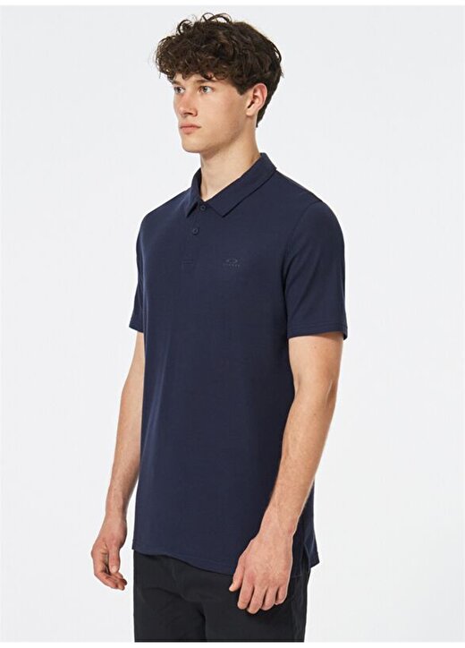 Oakley Kabartma Mavi Erkek Polo T-Shirt FOA401724 RELAX POLO 2