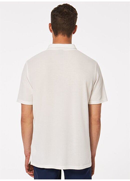 Oakley Baskılı Beyaz Erkek Polo T-Shirt FOA401724 RELAX POLO 2