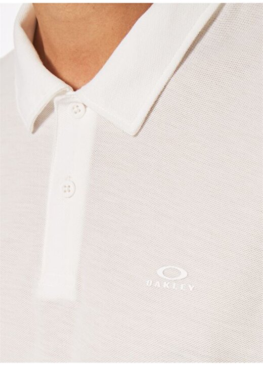 Oakley Baskılı Beyaz Erkek Polo T-Shirt FOA401724 RELAX POLO 4