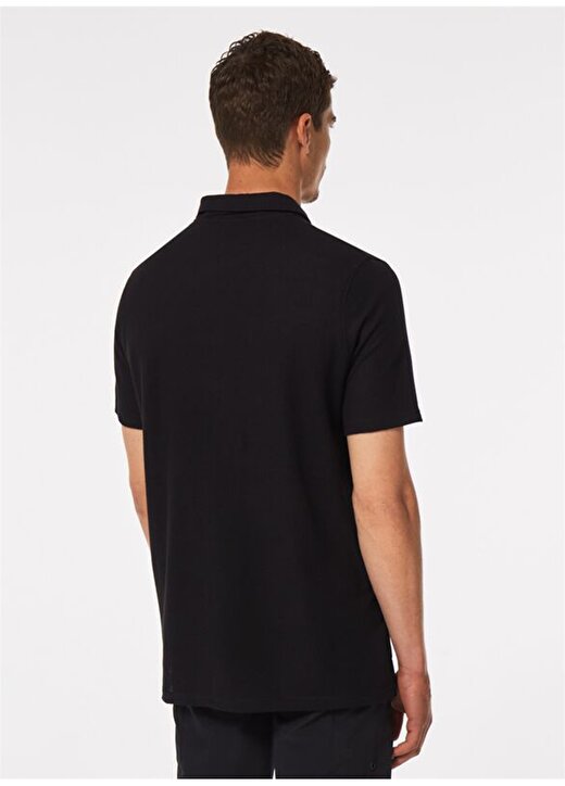Oakley Baskılı Siyah Erkek Polo T-Shirt FOA401724 RELAX POLO 3