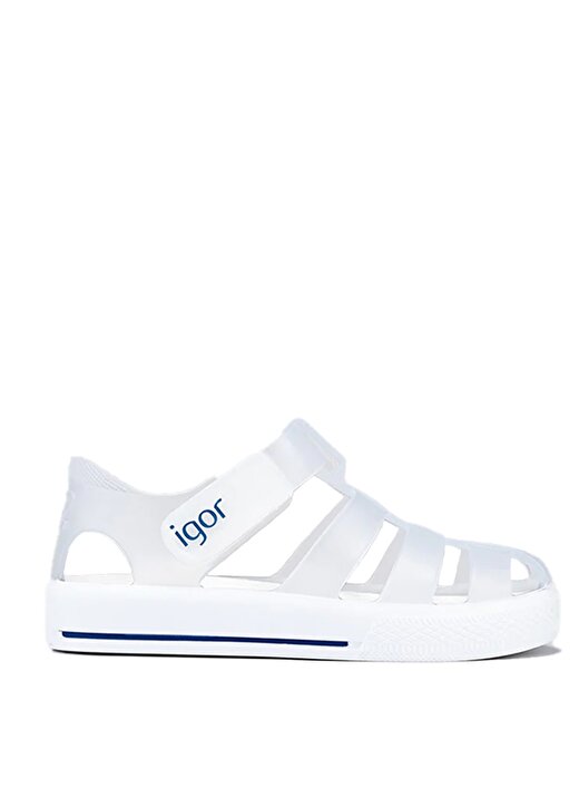 Igor Beyaz Kız Bebek Sandalet S10171 STAR 1