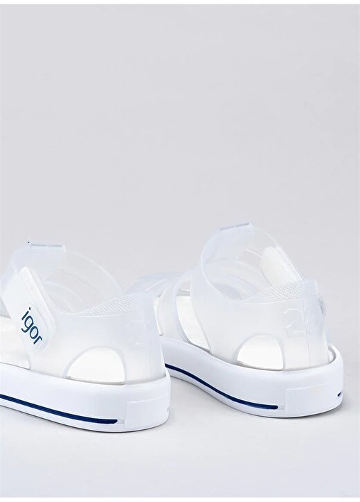 Igor Beyaz Kız Bebek Sandalet S10171 STAR 3