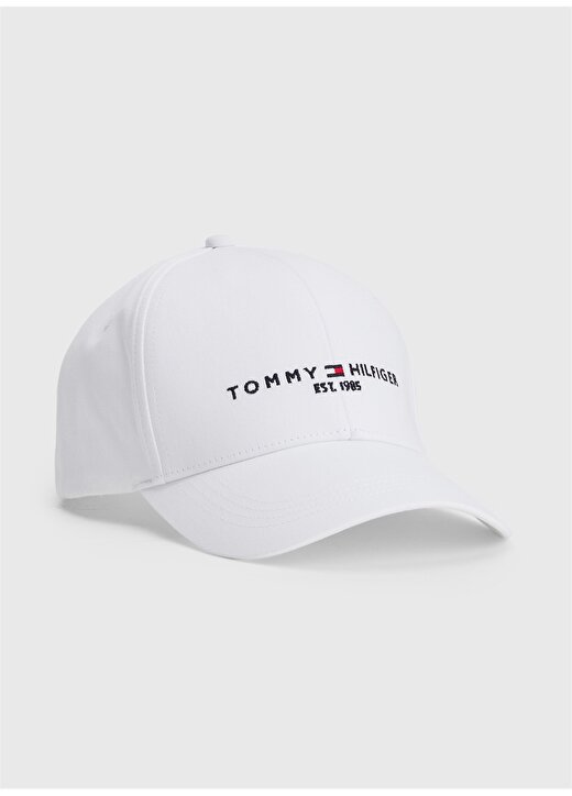 Tommy Hilfiger Beyaz Erkek Şapka AM0AM07352YCF 2