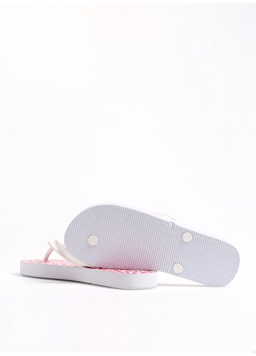 Armani Exchange Kauçuk Beyaz Kadın Sandalet XDQ010XV700S606 4