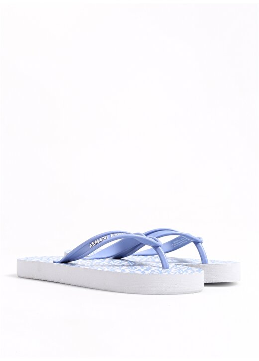Armani Exchange Kauçuk Beyaz Kadın Sandalet XDQ010XV700S614 2