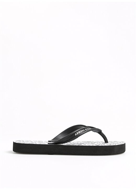 Armani Exchange Kauçuk Siyah Kadın Sandalet XDQ010XV700S526 1