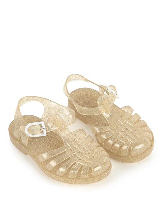 Meduse Sarı Kız Çocuk Sandalet SUN 201 -F - DORE PAILLETE 3