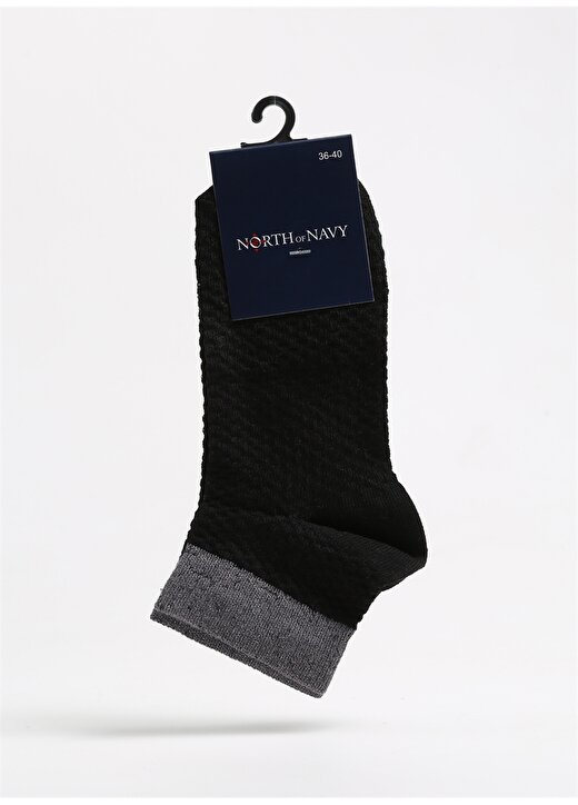 North Of Navy Siyah Kadın Patik Çorap NON-PTK-LTKS 1
