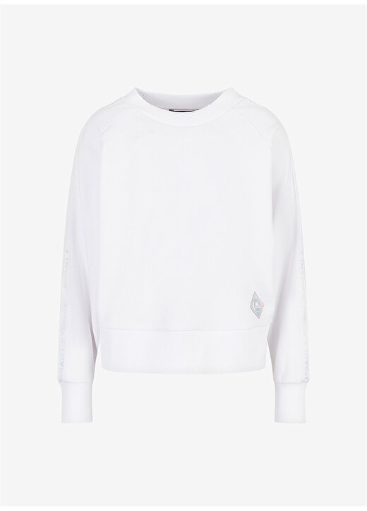 Armani Exchange Beyaz Kadın Sweatshirt 3RYM72 2