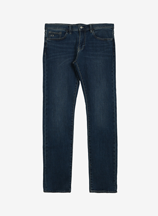 Armani Exchange Normal Bel Normal İndigo Erkek Denim Pantolon 8NZJ13 1500-INDIGO DENIM 1