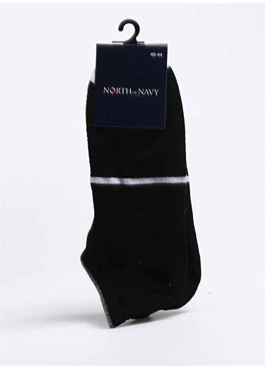 North Of Navy Siyah Erkek Patik Çorap 1