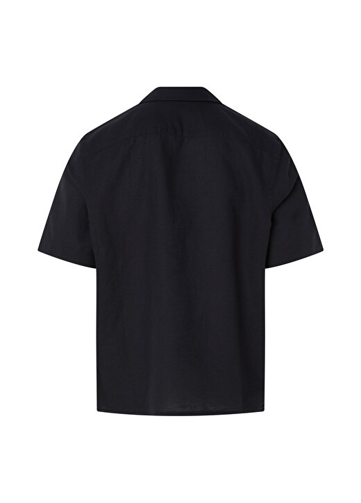 Calvin Klein Slim Fit Düğmeli Yaka Siyah Erkek Gömlek K10K109521BEH 3