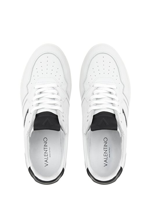 Valentino Beyaz - Siyah Erkek Deri Sneaker 95A2501VIT 3