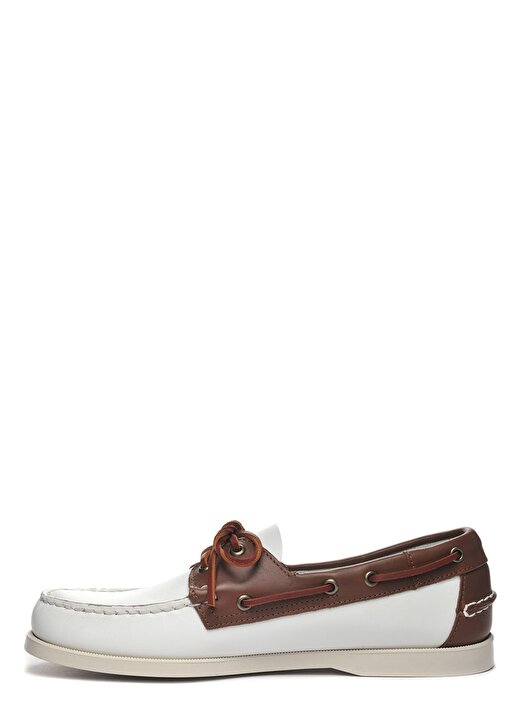 Sebago Deri Beyaz - Kahverengi Erkek Günlük Ayakkabı 7000H00 2