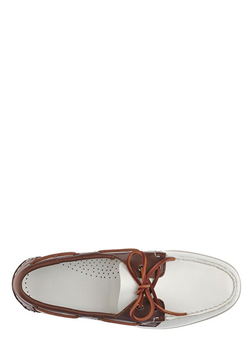 Sebago Deri Beyaz - Kahverengi Erkek Günlük Ayakkabı 7000H00 3