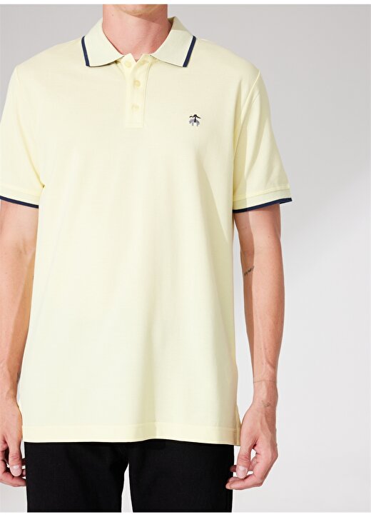 Brooks Brothers Açık Sarı Erkek Polo T-Shirt BBSP23MTS013 4