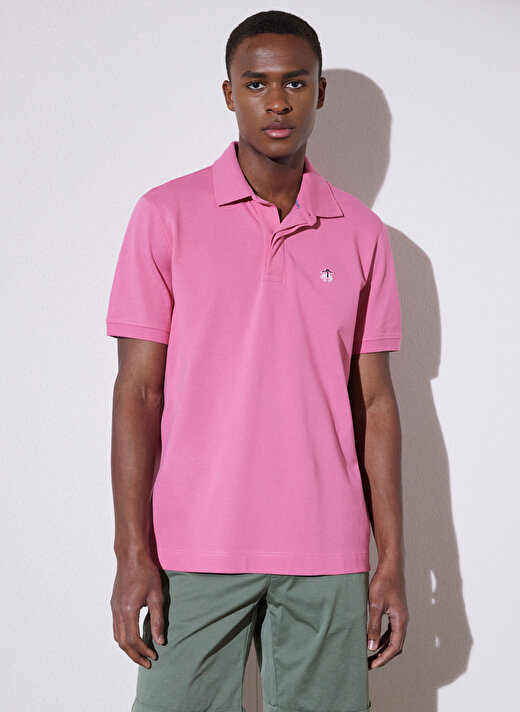 Brooks Brothers Polo Yaka Pembe Erkek T-Shirt BBSP23MTS019 3